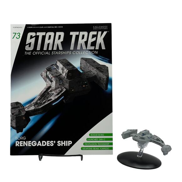 Eaglemoss 2017 Star Trek Borg Renegades Diecast Starship 73 - Picture 1 of 12